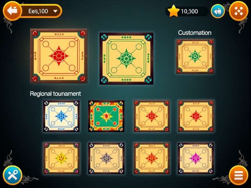 Carrom Turbo Pro Prodigy Game Interface